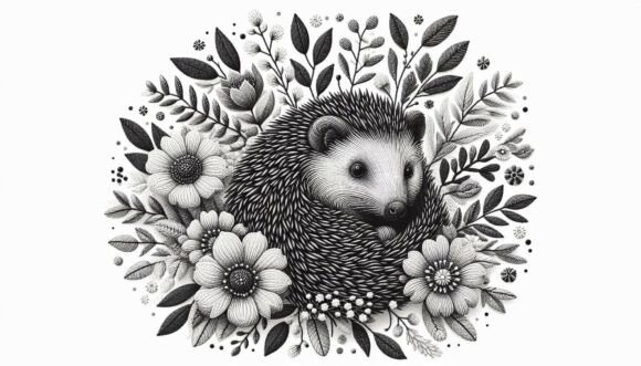 Flower Hedgehog Embroidery: A Holiday Design Review