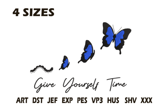 Review: Butterfly Give Yourself Time Embroidery for Brands