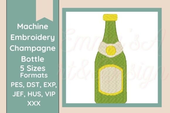 Review: Champagne Bottle 2026 Machine Embroidery for Boutiques