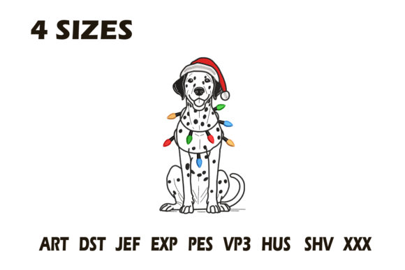 Review: Christmas Dalmatian Embroidery Design