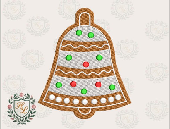 Review: Gingerbread Bell Embroidery Files for Apparel