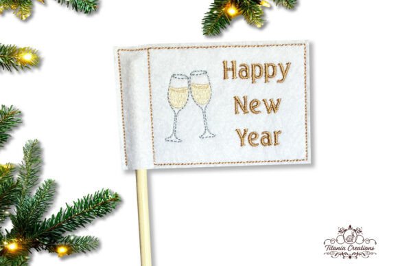 Review: ITH New Year Flag Machine Embroidery