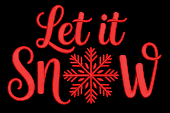 Review: Let It Snow Winter Embroidery Design