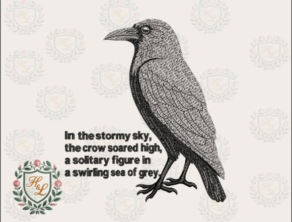 Review: Wildlife Crow Embroidery Files for Gifts