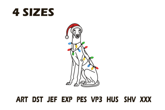 Reviewing Christmas Greyhound Embroidery for Gifts