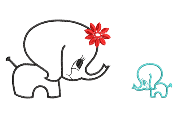 Reviewing Cute Baby Elephant Embroidery Designs