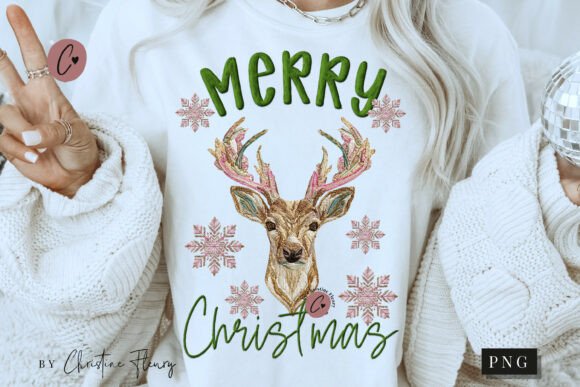 Reviewing Faux Embroidery Merry Christmas PNG
