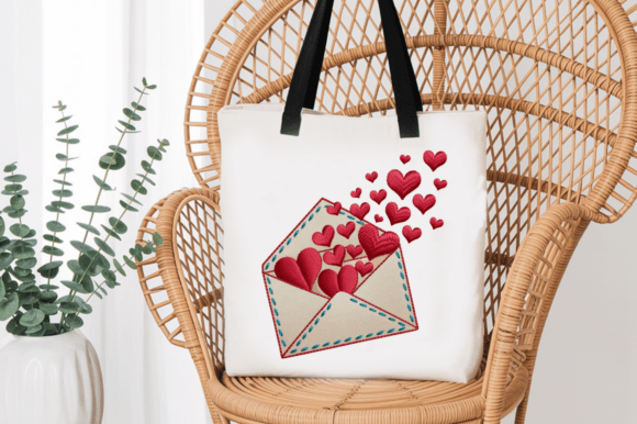 Reviewing Hand Embroidery Love Envelope Valentine for Holiday Sales