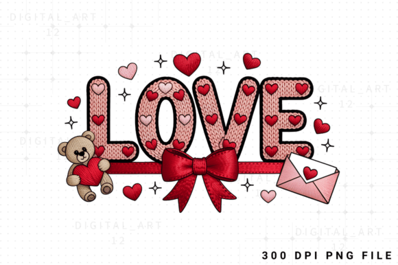Reviewing the Romantic LOVE Embroidery PNG Design