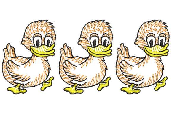 Reviewing Three Little Ducks Embroidery Design