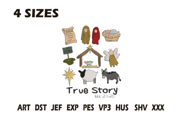 Reviewing True Story Nativity Scene Embroidery